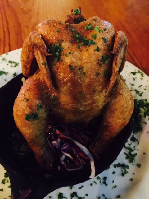 trappersokc's tweet photo. We take dinner very seriously. #CrispyBird https://t.co/Wu3x4guRxO
