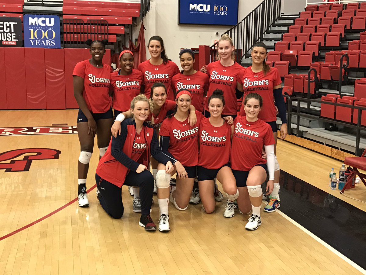 StJohnsVB's tweet photo. #SJUVB🏐 opens up its #SpringSeason today! 🤗 https://t.co/DMtd2Wjcws