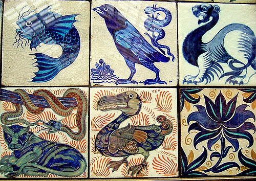 SohoGeorge's tweet image. The mastery &amp;amp; creativity of William De Morgan tiles (1839-1917)