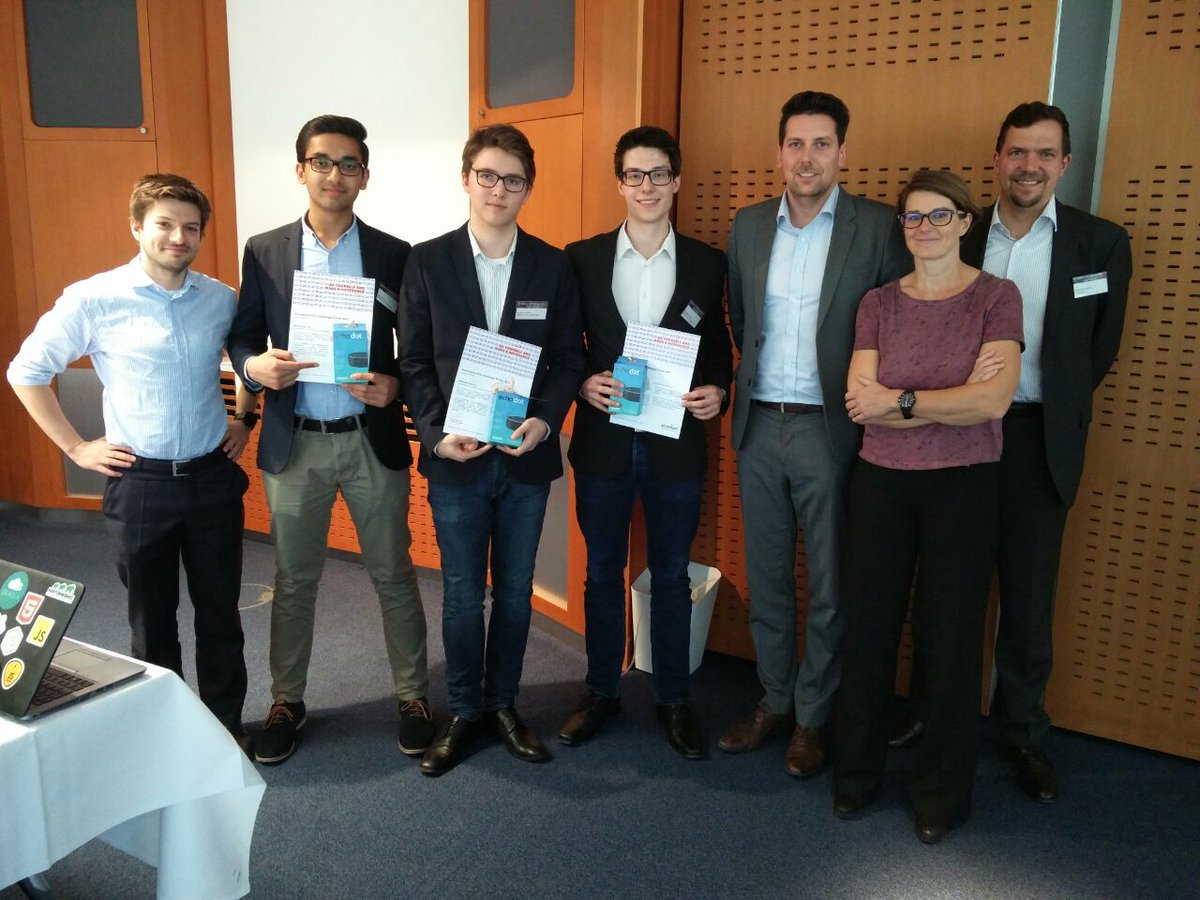 project_sensix's tweet photo. We won the #accenture #htl #challenge today! We're the first team of our school that won in the final. #pioneers #htl3r https://t.co/PgyMdShTUx