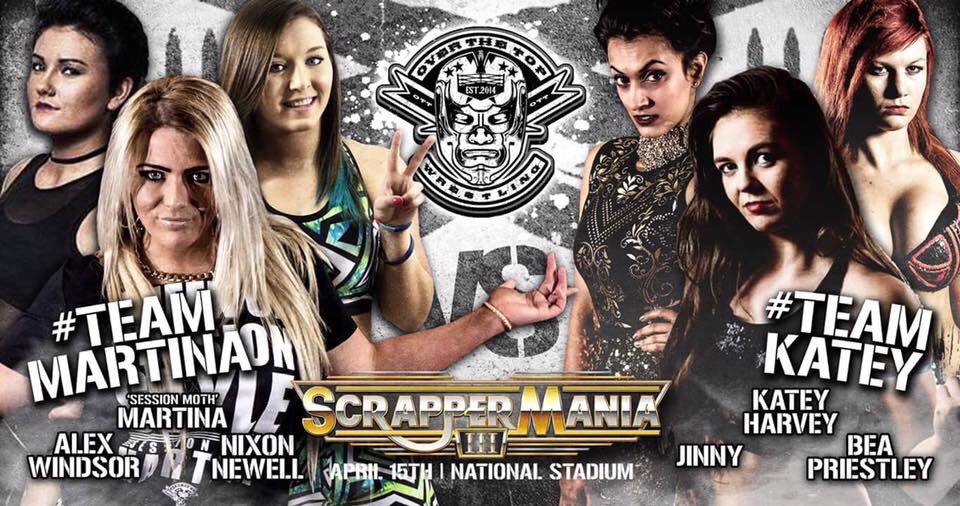 katey_harvey's tweet photo. Tomorrow is April 1st.... Happy Scrappermania month! Only 15 days then until #TeamKatey smashes #TeamMartina  @OTT_wrestling https://t.co/XZdI5FoDPv