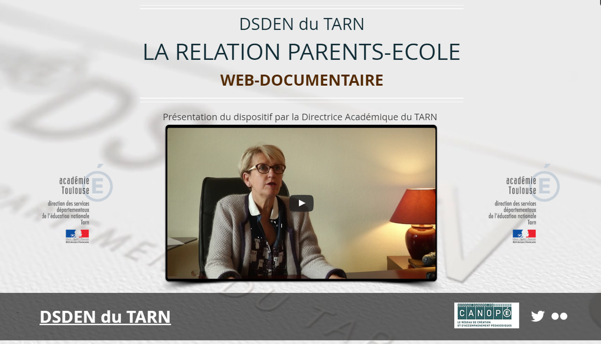 webdocutheque's tweet photo. #EducationPedagogie à ce thème s'ajoute le #webdoc de @Canope_81 et @DSDEN81 sur la relation "parents école"
https://t.co/HdqVpv6gt8 https://t.co/zvkYiI8y98