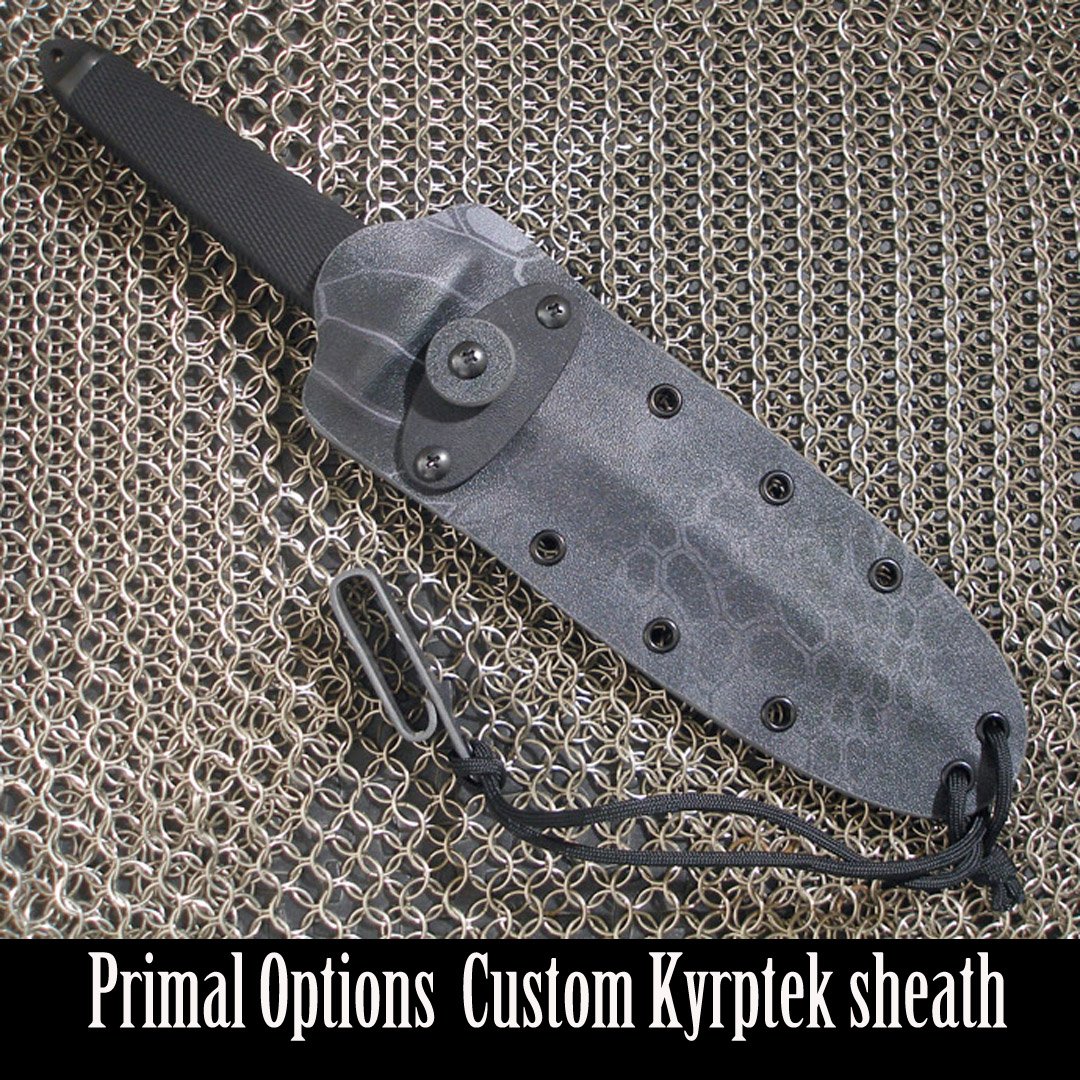 PrimalOptions's tweet photo. Cold Steel Tai Pan in Primal Options custom kydex IWB sheath with frog button and static cord. 

#customkydexsheath #coldsteel #IWB https://t.co/delU0uZDgs