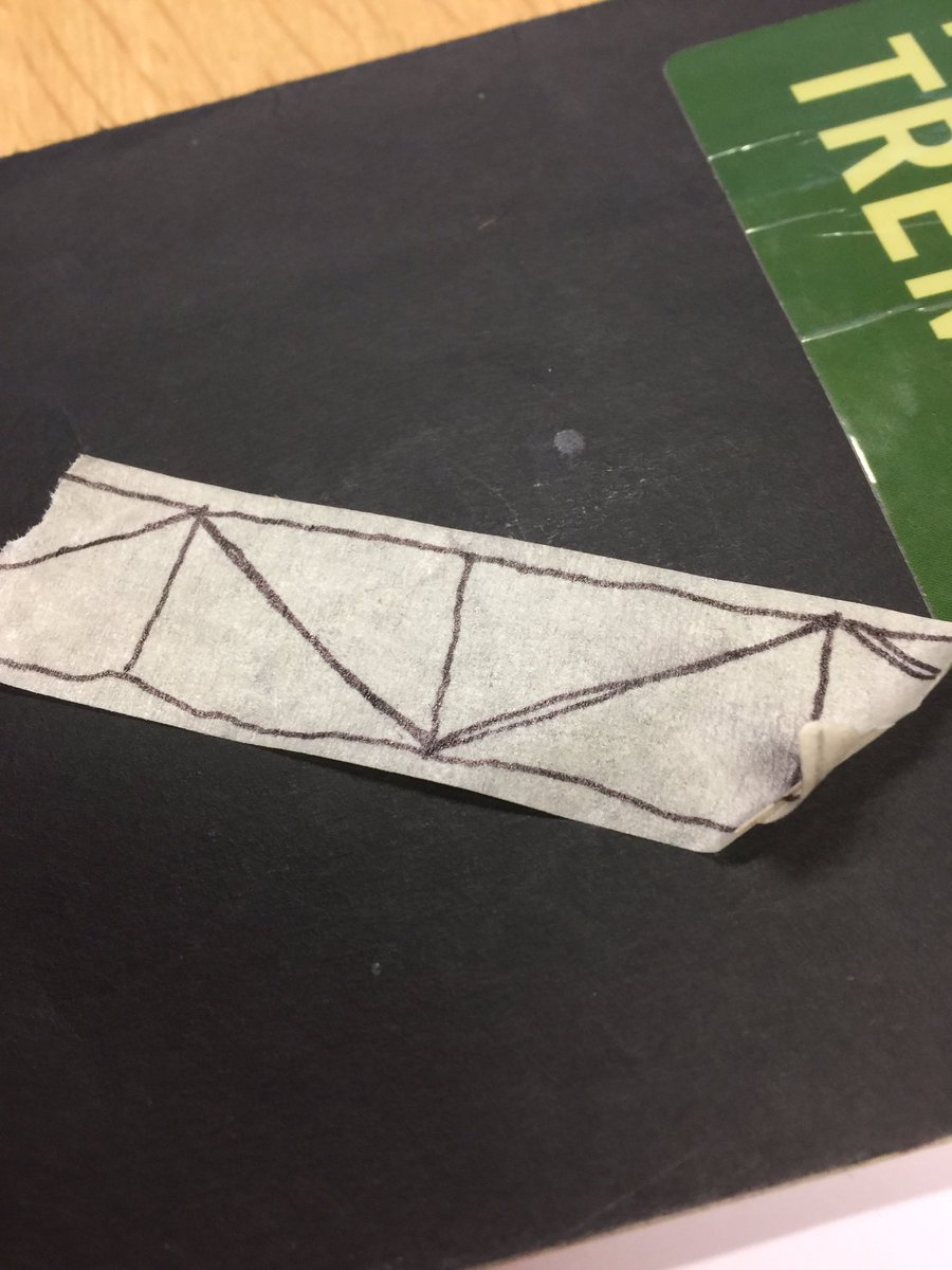 LoganRussell's tweet image. I love my new truss washi tape #engineeringthings #engineeringismylife