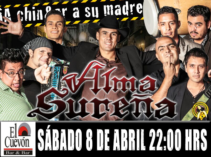 ElCuevonMX's tweet photo. Sábado 8 en #Coapa @almasurena #LaMejorBandaComicoMusical 
Boletos en https://t.co/uPzDvAVwgL y Taquilla
Imformes al 5684 7423 y 5684 4731 https://t.co/5kvEOhupkn