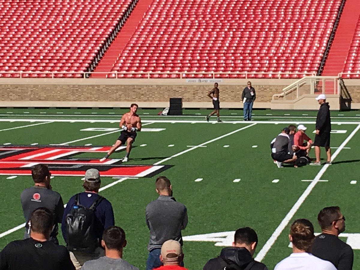 My client <a href="/SCAWLZ/">Tyler Scalzi</a> <a href="/TexasTechFB/">Texas Tech Football</a> had too proday with 37 bench 36 vertical and 10.6 broad jump. His drills were perfect with <a href="/PatrickMahomes5/">⬅️Raiders icon</a>!