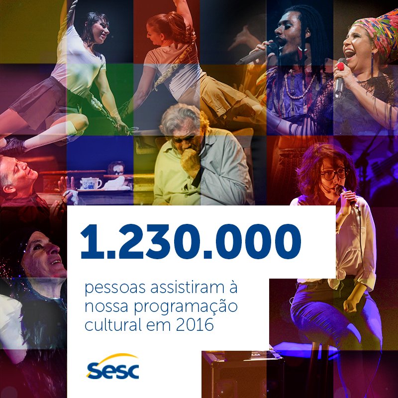 Uhul! E em 2017 teremos muito mais! Confira a programação e divirta-se com sua família. 😃 sescrio.org.br