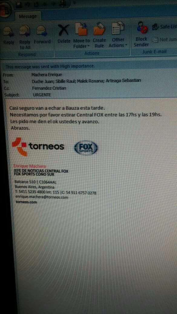 lulogontero's tweet photo. Y esto?. #Bauza #FoxCentral https://t.co/uOIDOX5XLK