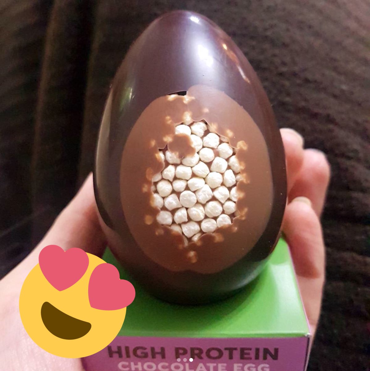 Our delicious #proteinchocolate Easter egg in all its' glory <a href="/stacey251285/">staceyhallsworth_sw</a> 😍😍😍