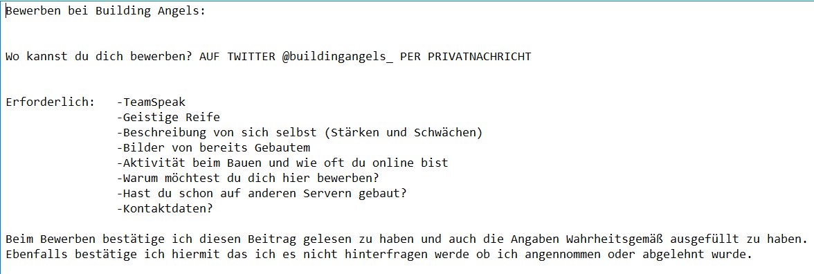 BuildingAngels_'s tweet image. Bewerbungsphase für Builder offen❗🍀😄🎉

RT?

Bedinungen: