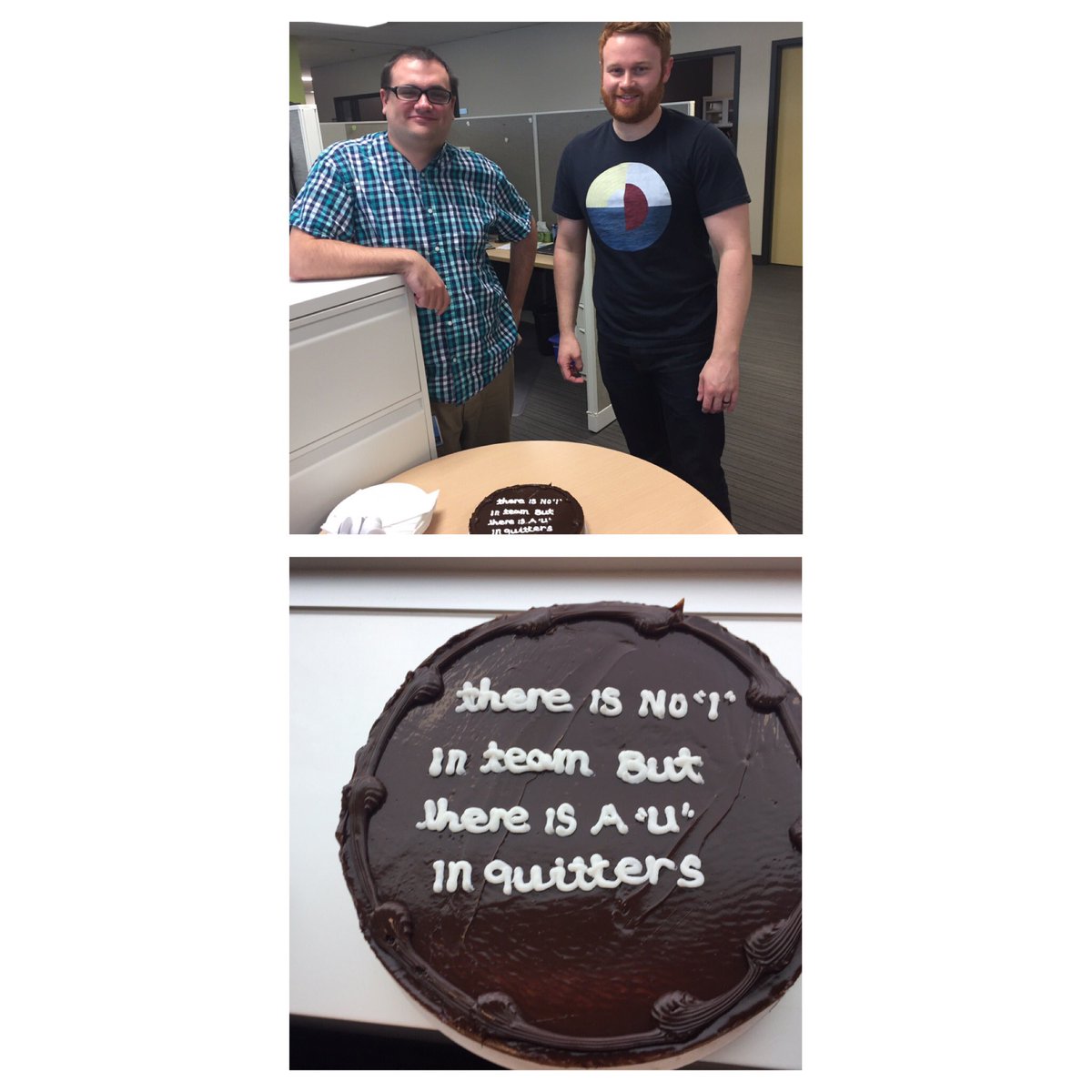 henryt613's tweet photo. We treat our Finance family with the upmost respect...that is until they leave. J/k. Good luck @Mildly_furious &amp; @will_coles. We'll miss u! https://t.co/1hXy2pdu8m