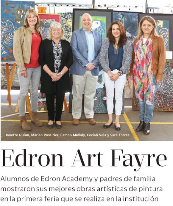 TheEdronAcademy's tweet photo. Article about The Art Fayre #TEAFF #EdronPride https://t.co/66CQdZBBOf