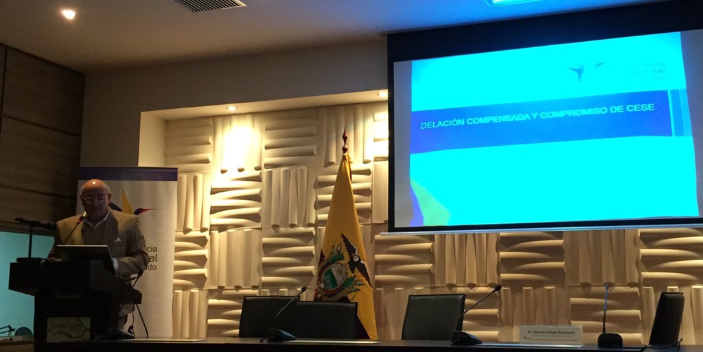 Competencia_Ec's tweet photo. #MarceloOrtega Pdte de la Comisión de Resolución de Primera Instancia expone sobre #competencia, #delacióncompensada y #compromisodecese https://t.co/QzKdIw5imL