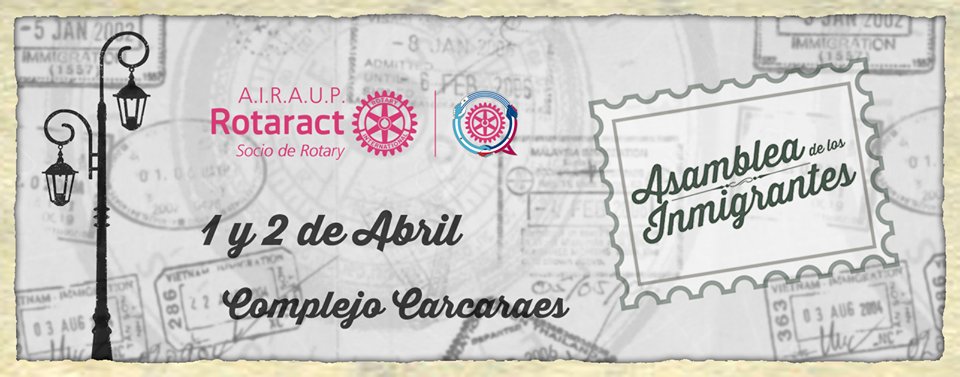 UnRotaractiano's tweet photo. Este finde la @AIRAUP y el #Distrito4945 nos reciben en la Asamblea de los Inmigrantes, enterate más en: https://t.co/PZkLEhMRnC https://t.co/dgjv645QUt