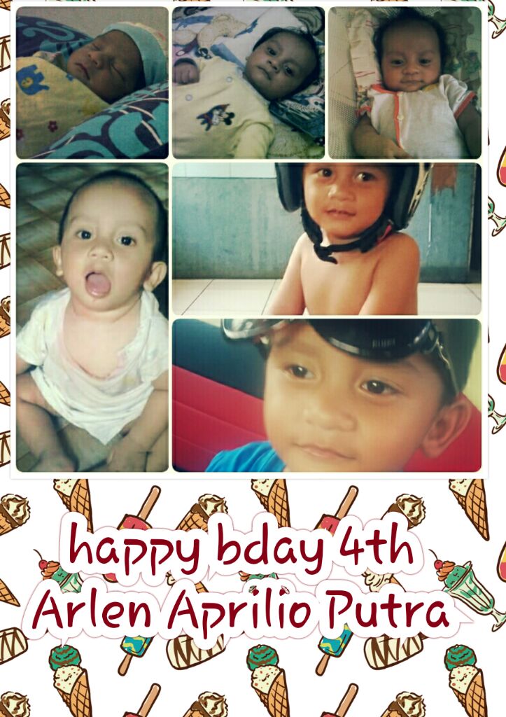 met ultah yg ke 4 anakku Arlen.panjang umur sehat selalu nak.berkat dan kasih Tuhan menyertai kehidupanmu sepanjang w