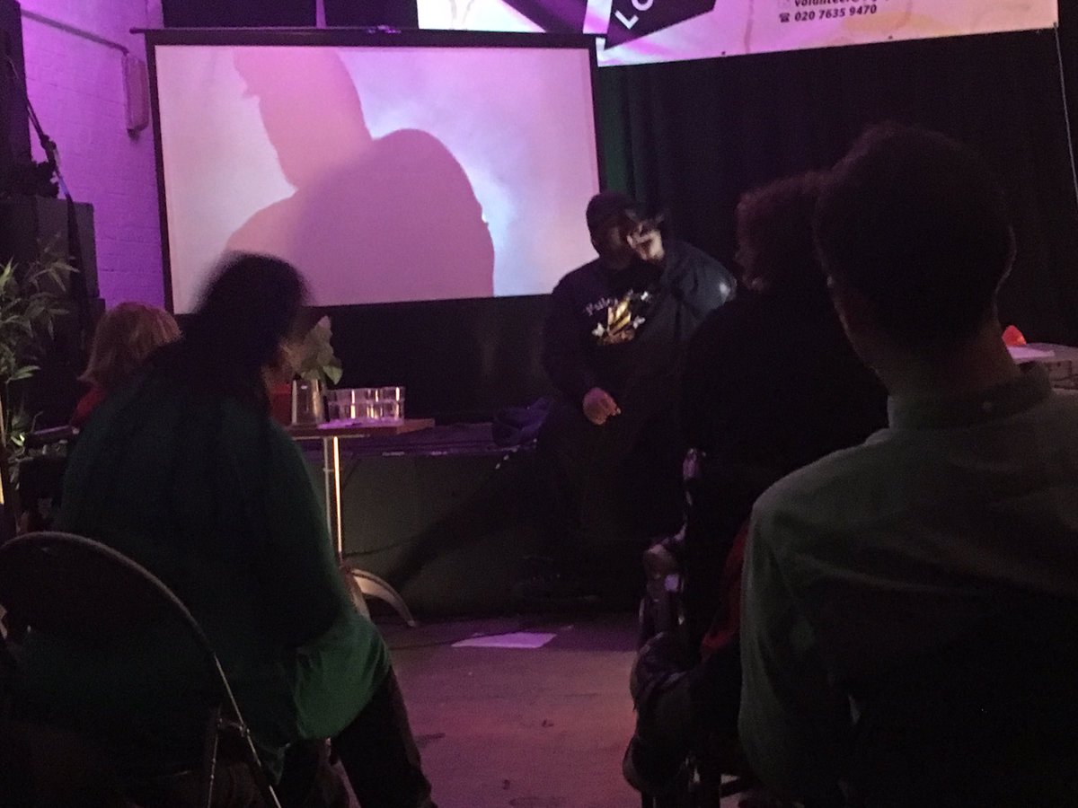 HeartnSoulArt's tweet photo. "In 5 years I want to get more people with learning disabilities into the music scene" great talk&freestyle rap from #2Decks #insightweekend https://t.co/q8WcKfXgBE