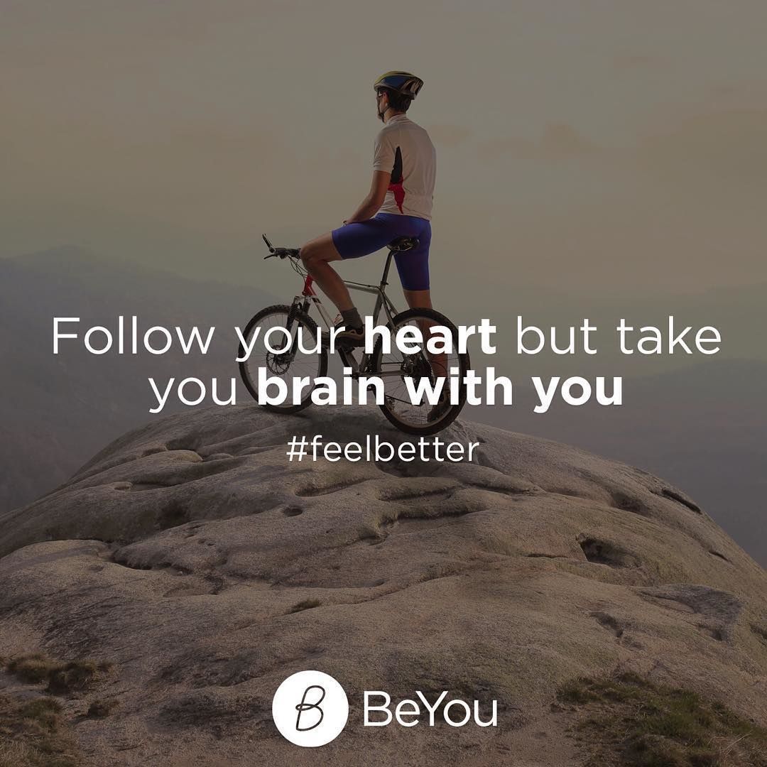 When your heart and your intellect work together in unison you will feel #PEACE! #mindset.