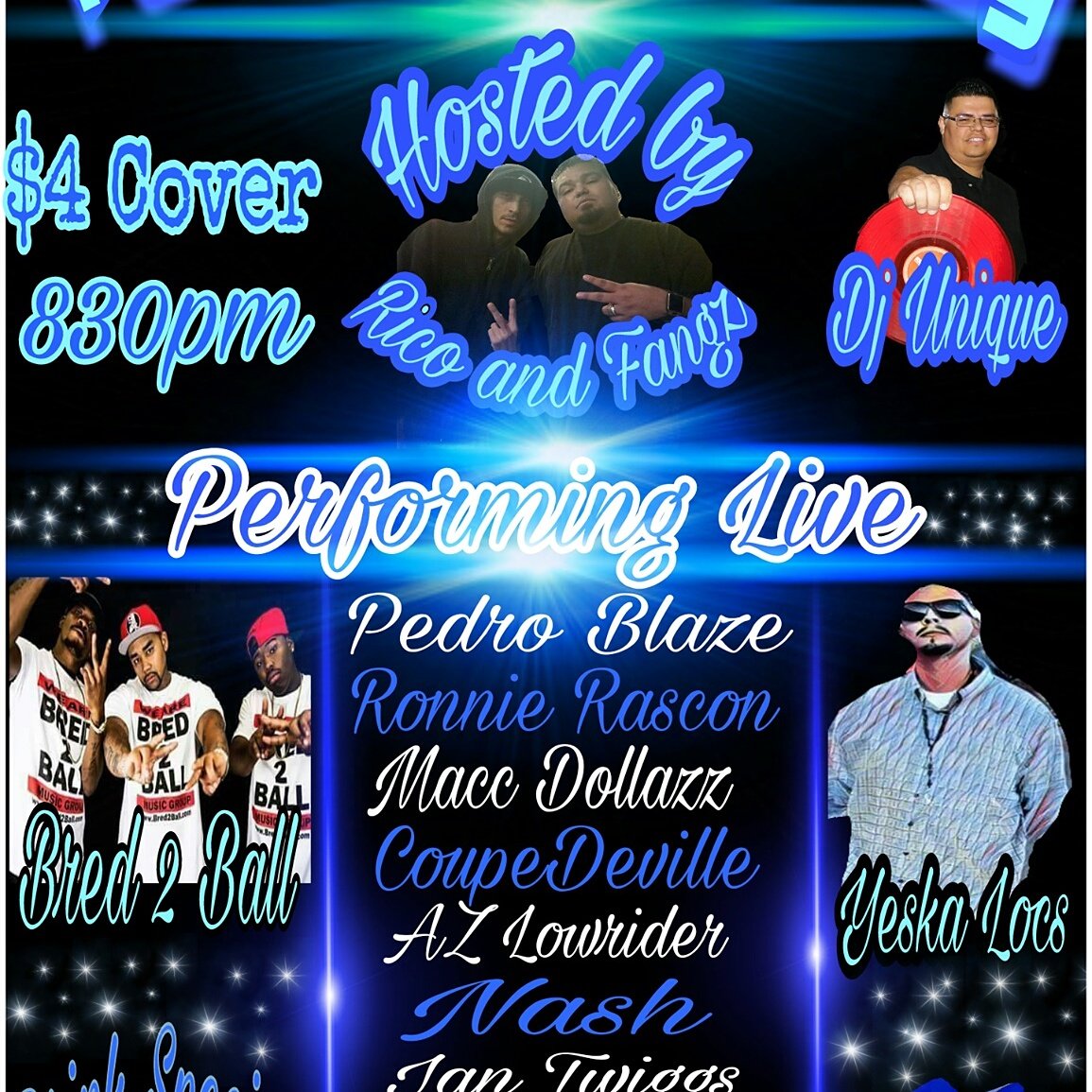 TheRealCoupeD's tweet photo. My next show!!!!! #CoupeDeville #ONESHOT #AzUp #WrmxRemixRadio #RichRadio #OhfishlClothing #XXL #GdsdVisions #StLouis2Tucson #The100Series https://t.co/tDoR5msgj7