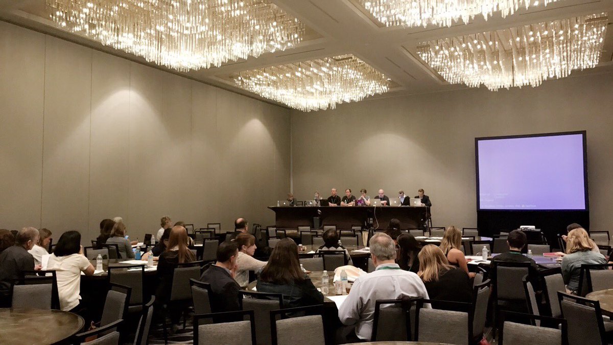collegemediabiz's tweet photo. The annual membership meeting has begun! #CMBAM17 https://t.co/qeQyXfHrRu