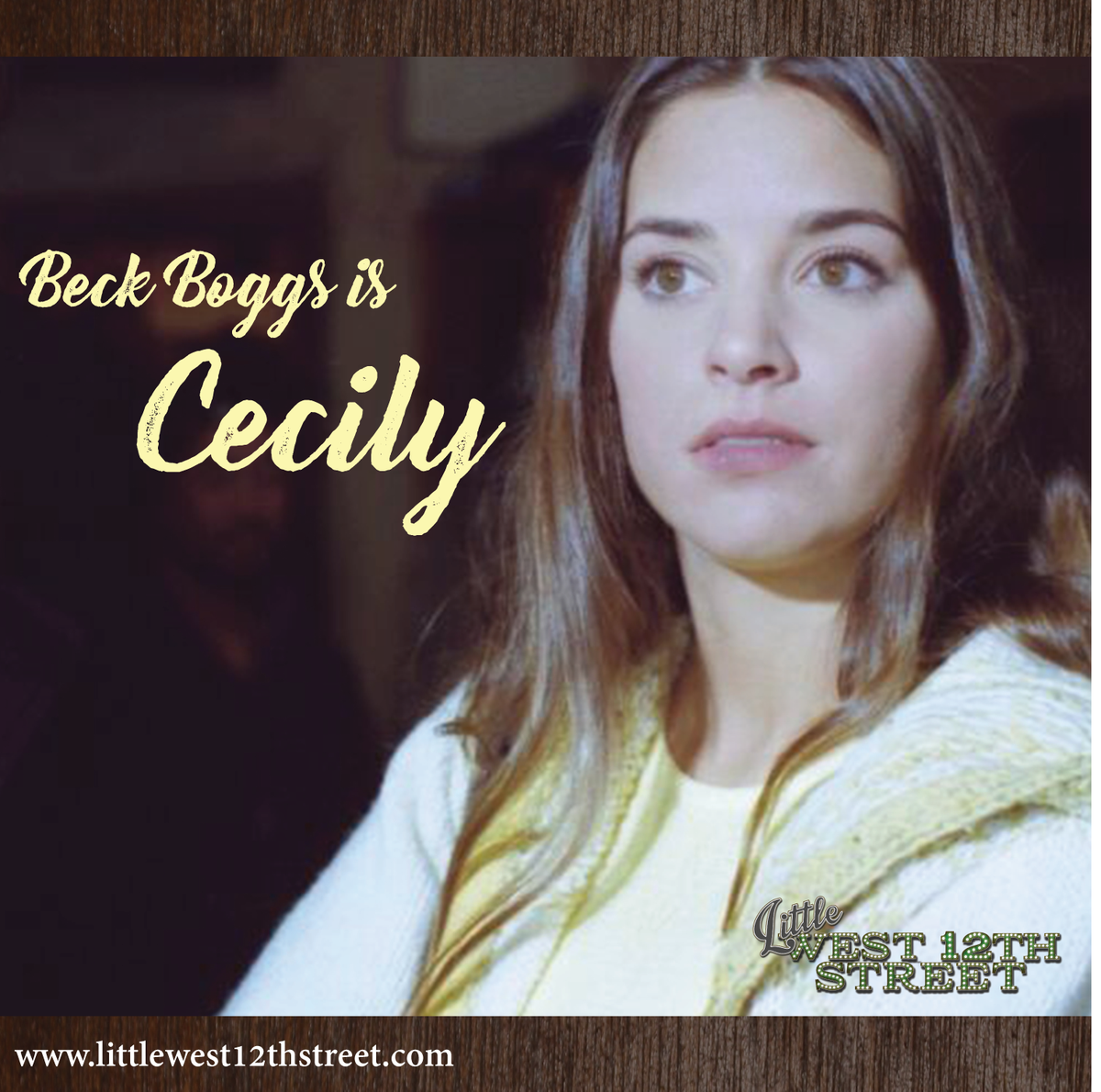 “Who is Cecily? Find out at #LittleWest12thStreet ! Coming Soon. Played by Becky Boggs” : #littlewest12thstreet #webseries #LW12