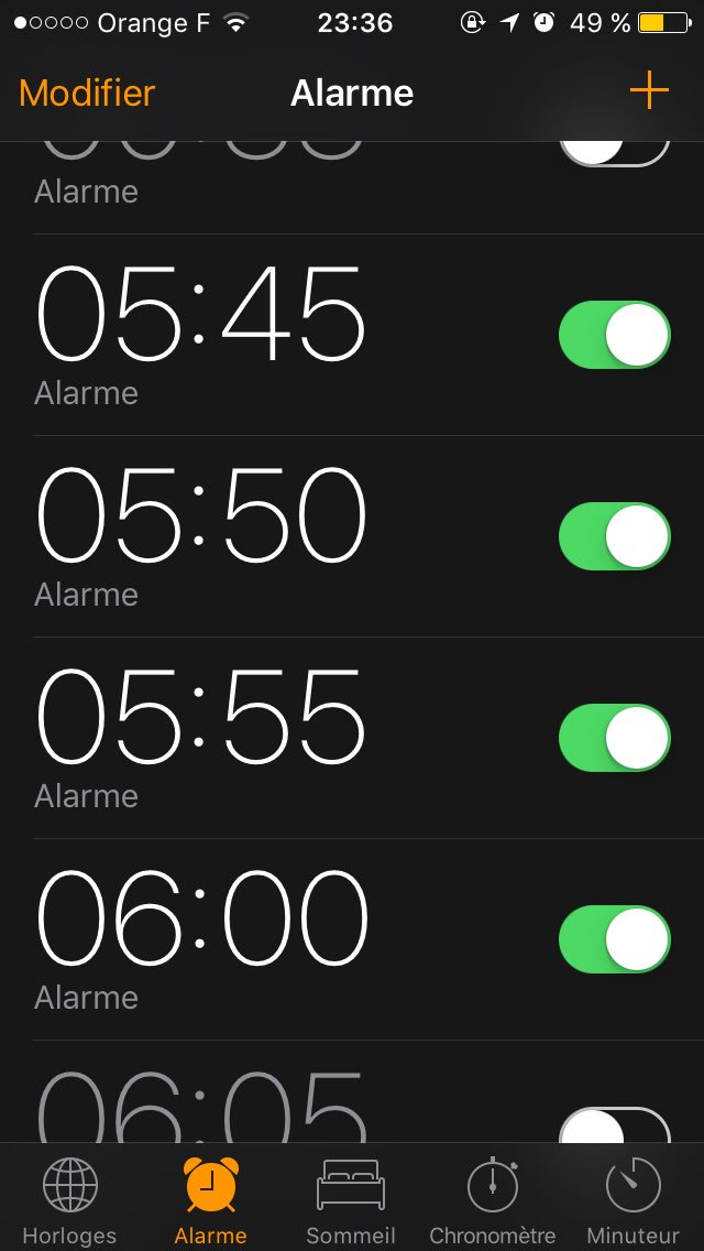 gr_corentin's tweet photo. Le genre de réveil qui pique 😴 #veilledecourse https://t.co/VptJ6lX4nY