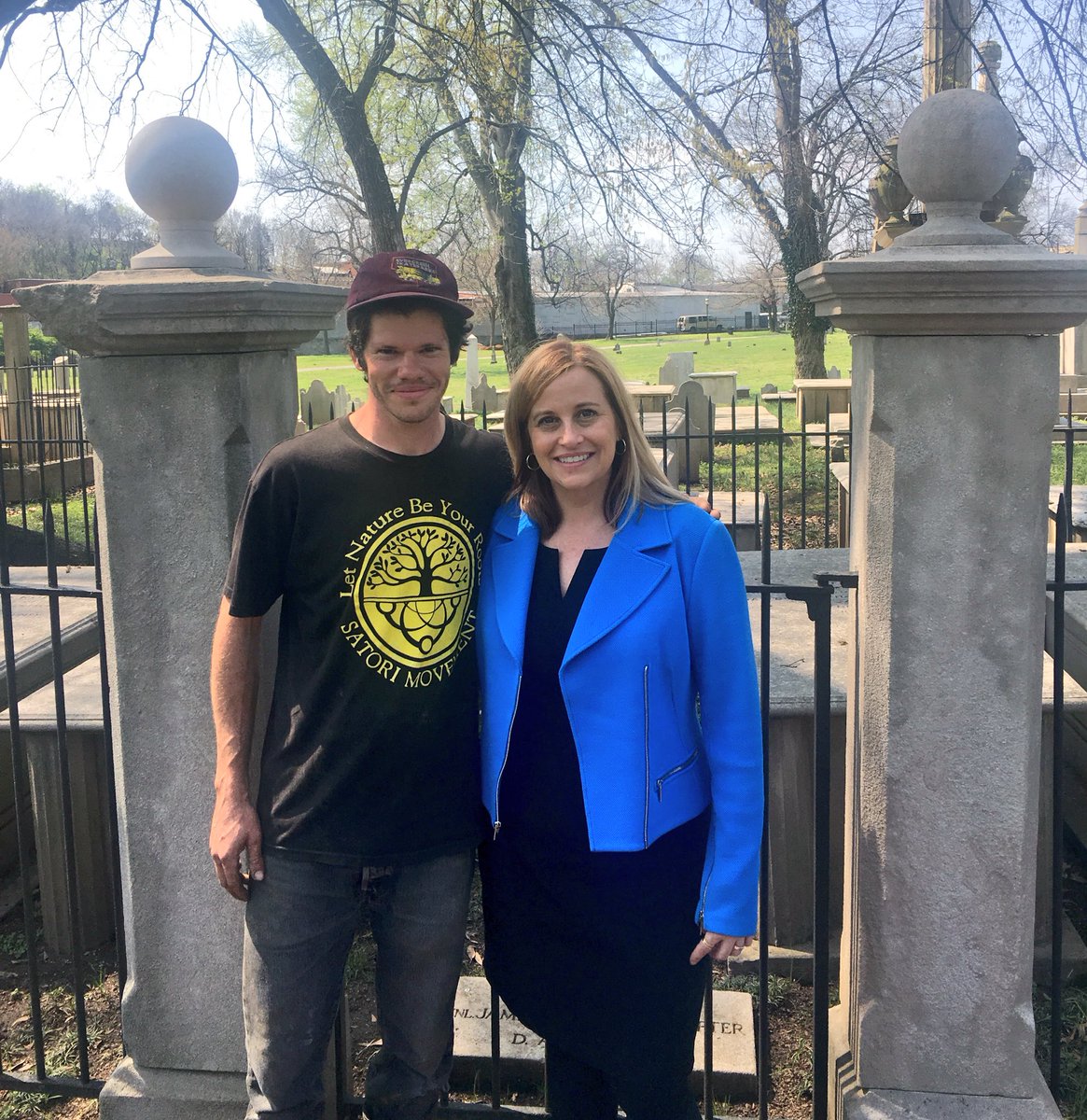 It was great to meet Stephen, who is working to preserve our historic and beautiful City Cemetery.