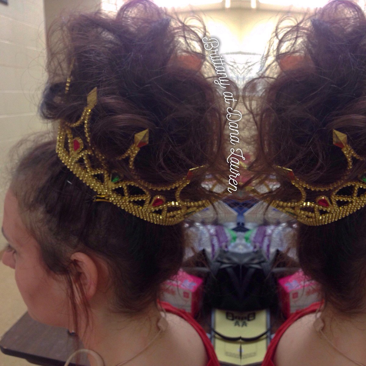 brittanylaine__'s tweet photo. Doing theatre hair makes me miss theatre that much more #WeGotAPea @BBHHSDrama https://t.co/Z9rQIYhP87