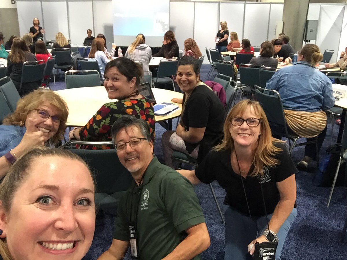 dusdSTEAM's tweet photo. @ToledoJToledo and Mrs. Griswold presenting "Full STEAM Ahead" sharing our awesome #dusdSTEAM program and a few fun activities at #NSTA17! https://t.co/XGMwnbjPqJ