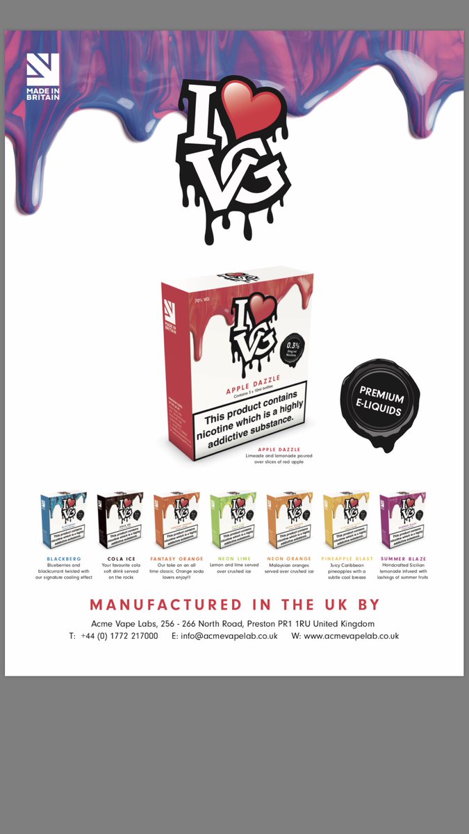 #Follow &amp; #Retweet to win testers 

#Premium E Liquid 8 exiting #flavours next month! #ukvape #eliquid #vape #tpdvape #vapelife #uk #vaping