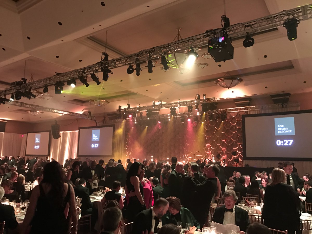 MelnykEugene's tweet photo. Our sold out inaugural gala for @theorganproject is underway. A very special evening to raise awareness about organ donation. #organproject https://t.co/ULcO4i6YVc