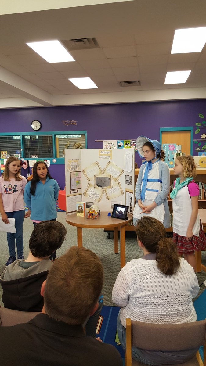 PiattNina's tweet photo. Westward Ho! Excellent public share of a great PBL!  Proud of these kids and their amazing skills.#SummerSTEM2016, #proceedwithpassion https://t.co/UmlhGx5xEB