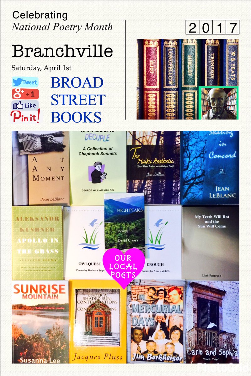 #APRIL is #NationalPoetryMonth 
Celebrate by reading one of our #localpoets <a href="/dcrewspoetry/">David Crews</a> @susannallee 📚 &amp; a classic like #Shakespeare 📖❣️