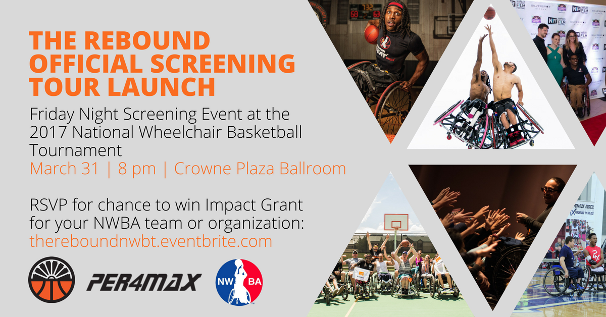 MiamiHeatWheels's tweet photo. Thanks to Per4max Wheelchairs  for their incredible support of The Rebound Screening Tour Launch event at NWBT this Friday! Tip-off at 8pm. https://t.co/q0iZkwr0kO