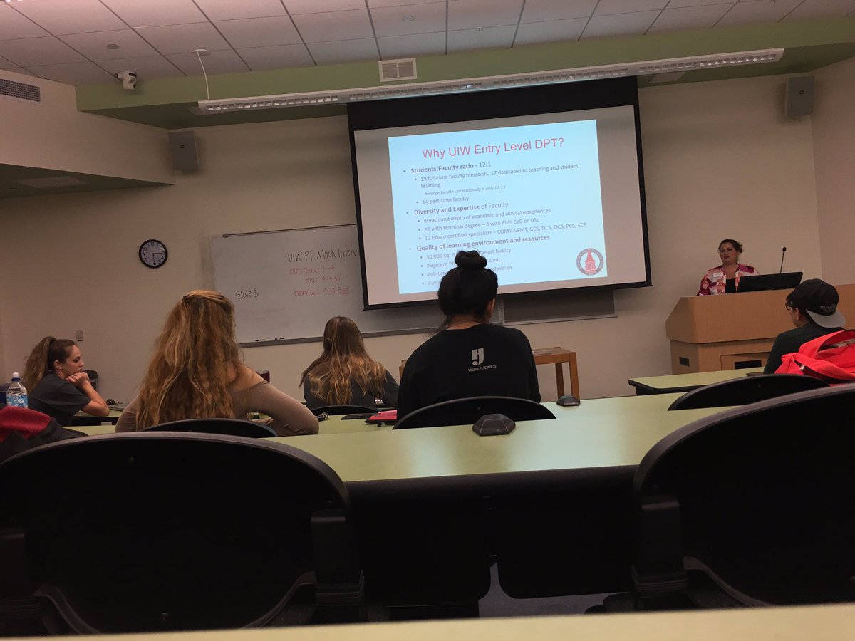 UIWSTRS's tweet image. Pictures from our meeting with guest speaker from UIW PT school, Christina Immel.