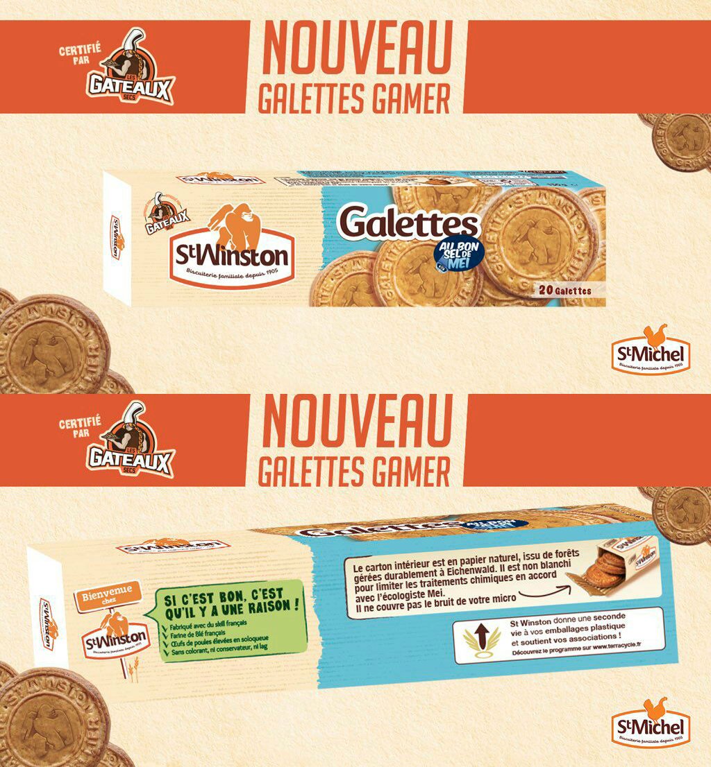 AlphaCastFR's tweet photo. OYEZ ! On sera à la @GamersAssembly avec les Gâteaux Secs pour vous présenter notre 1ère collab de gâteaux secs avec @StMichel ! #StWinston https://t.co/1wen1LHPCI