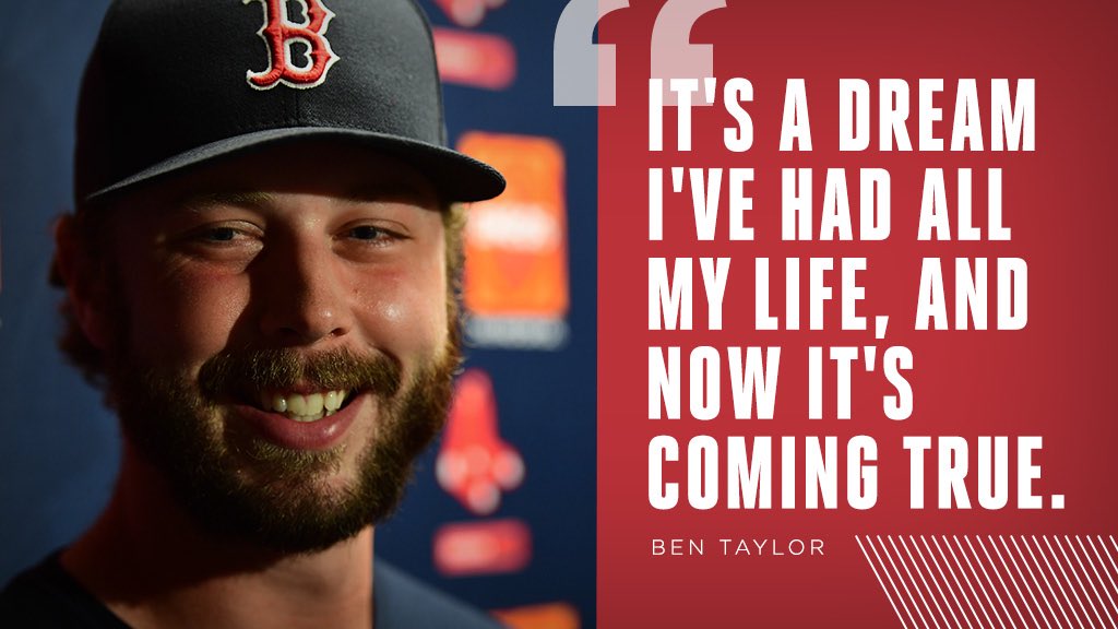 Ben Taylor has made the big leagues and our #OpeningDay roster!
