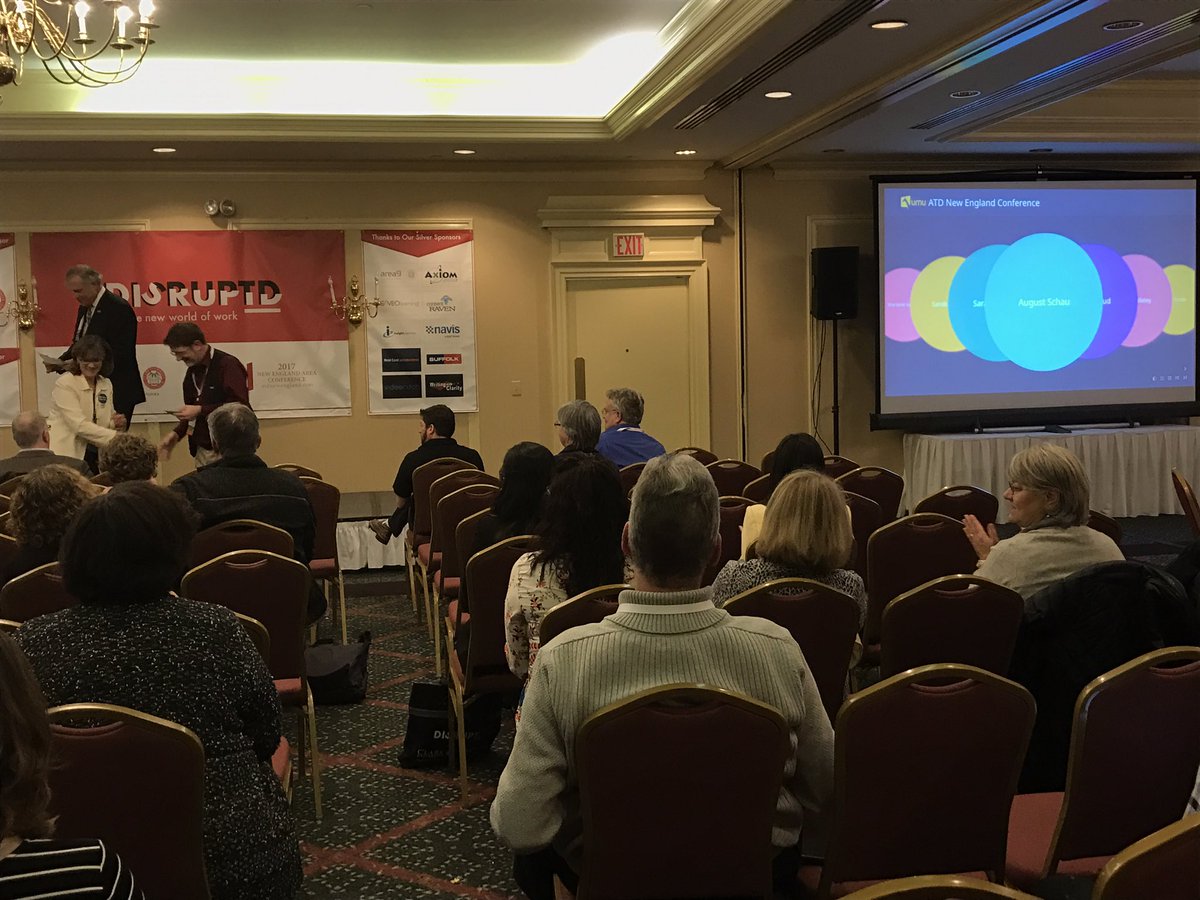 UMUtech's tweet photo. Congratulations to all the raffle winners tonight. Overall amazing conference! @ATDNewEngland #ATDNEAC17 #DisrupTD https://t.co/h8ZegQCLUp