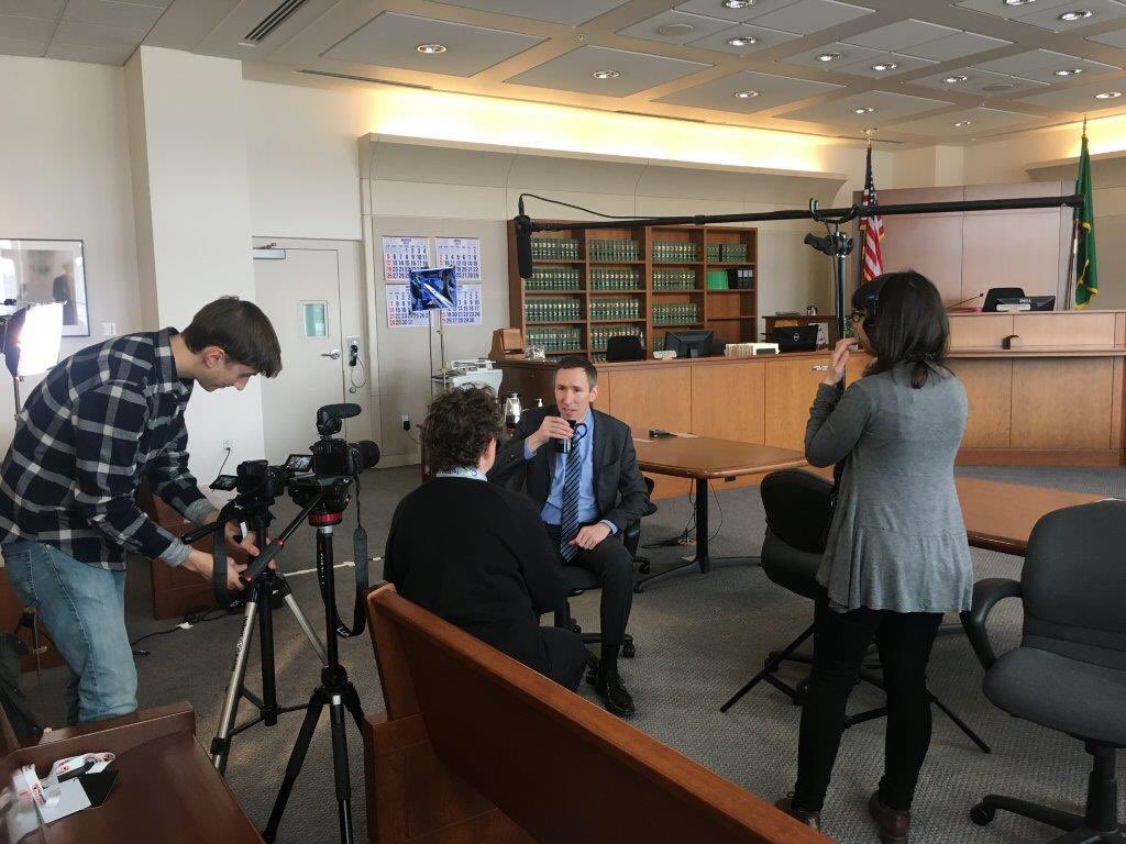egovwatech's tweet photo. Honored to produce videos for CivilLegalAid #ocla. Interviewed the amazing @JudgeDaveKeenan today. #inspiring #justiceforall https://t.co/WYhlcwRaxA