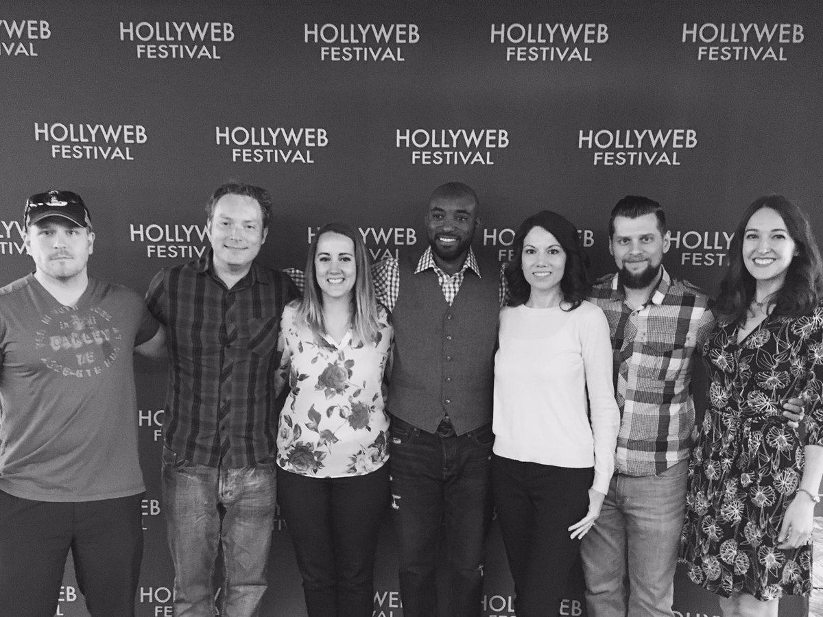 So much fun today at 
@hollywebfest! 🎬
<a href="/ladygriswold/">Amanda Griswold</a> 
@ArtMoIV @melissanearman @thisisshelbs 
#ProjectMaybeBaby #womeninfilm #webseries