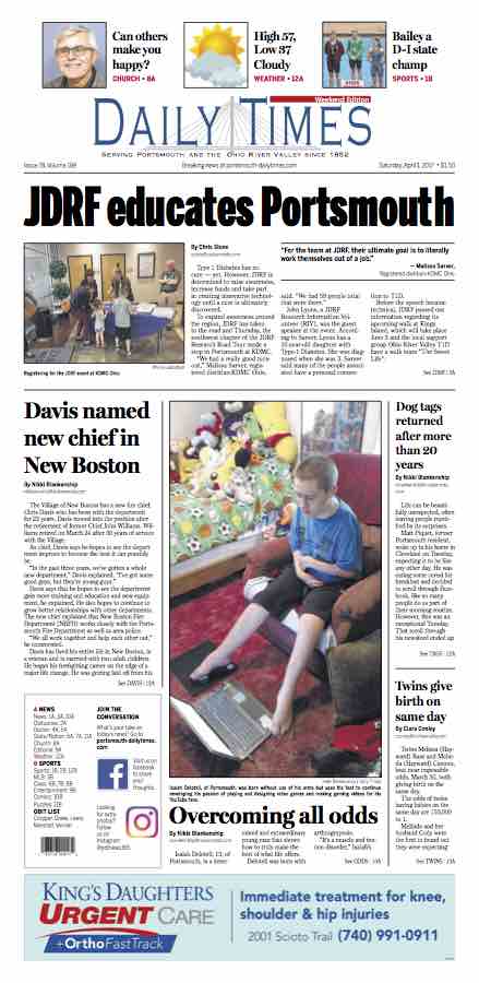 crslone's tweet photo. Here's an early look at the weekend edition of the Daily Times. Contributions by @nikkib45653 @PDT_Ciara and yours truly. https://t.co/BNc3UwGd1N
