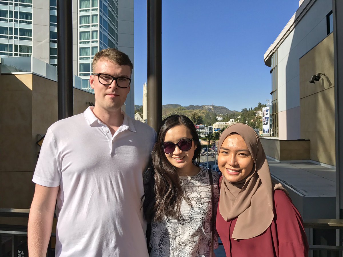 ShapersVan's tweet photo. Michael, Leah, & Serena are in Los Angeles for the Global Shapers West Coast Retreat. Thanks for hosting us, @GlobalShapersLA! #ShapeLA https://t.co/RGsWXDmjrY