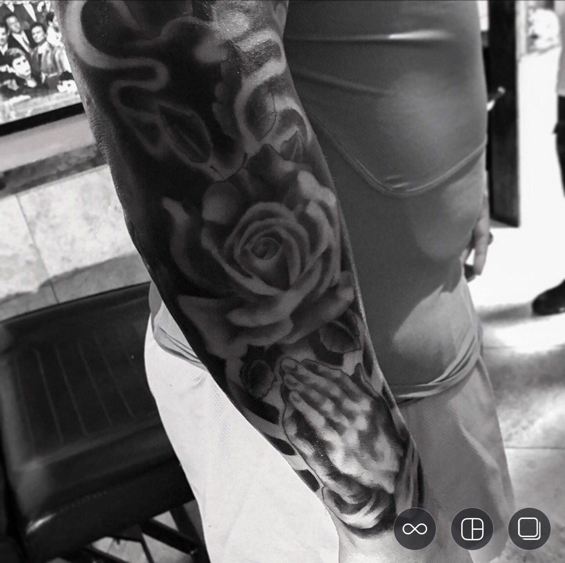 AJohn15's tweet photo. Shoutout to my guy @DanCzarTattoo for the new ink with a quick 6 hour session. Definitely one of the most talented artists I've come across. https://t.co/NltkgAmK42