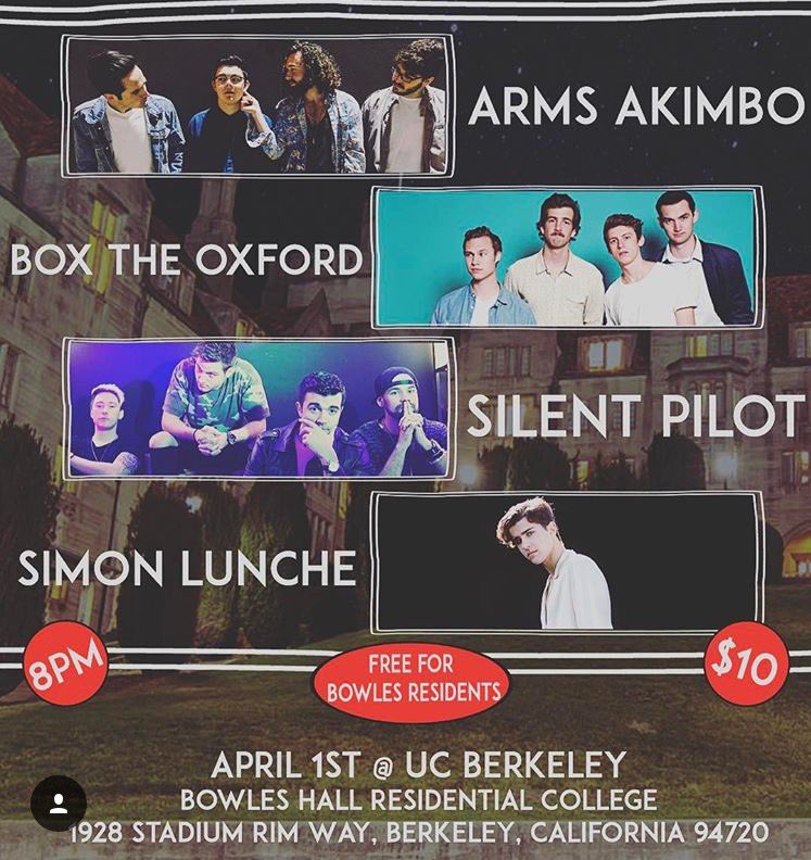 If you're in Berkeley, come out to my show tomorrow!!!!! Ya boi would love to see some hyped faces :)