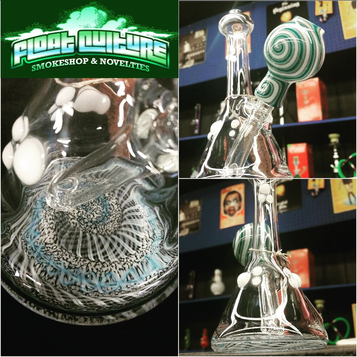 theblakeri's tweet photo. Global Glassworks mini beaker that glows in the dark #woonsocket #floatculture #rhodehighland #beastcoast #hightimes #420 #boroforsale https://t.co/3SUEfPNW8Q