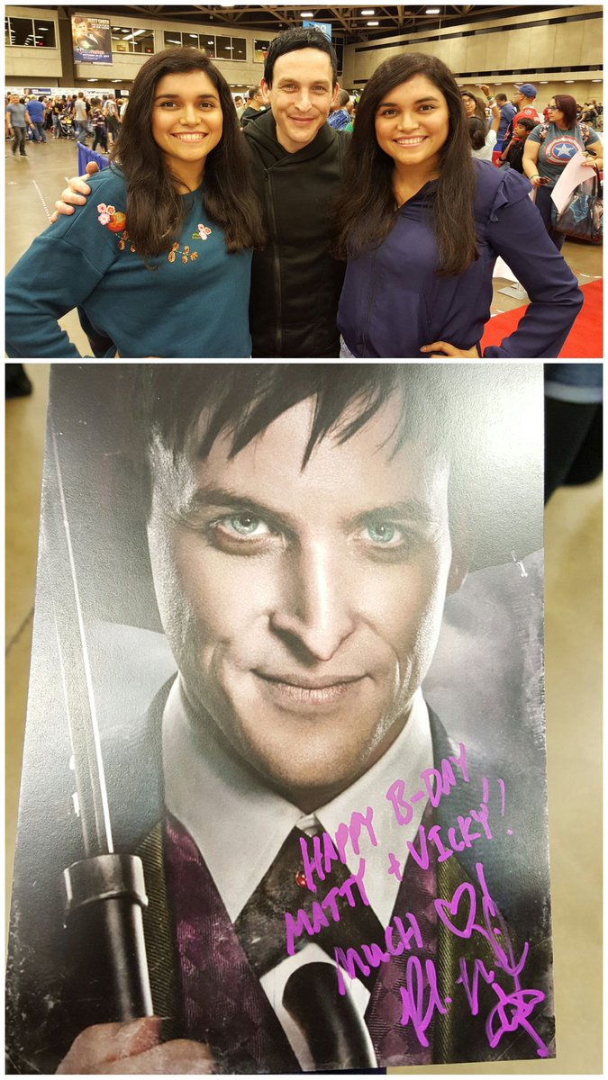 Vicky_arr's tweet photo. It was a pleasure to meet you @robinlordtaylor  It's a birthday that my twin sister @matti_pa and I will cherish forever https://t.co/FaMG7QeIV5