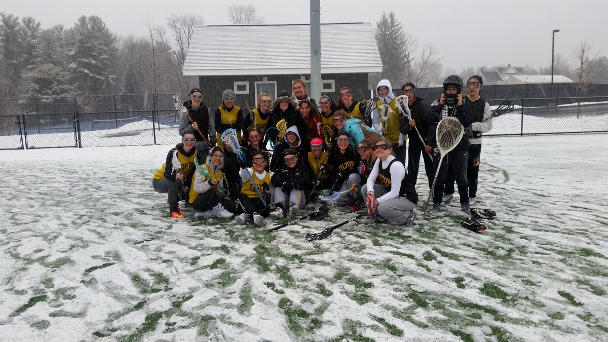 TiltonGVLax's tweet photo. Not gonna let a little snow stop us! #maybetomorrow #laxhard https://t.co/O4kK6QHQX4