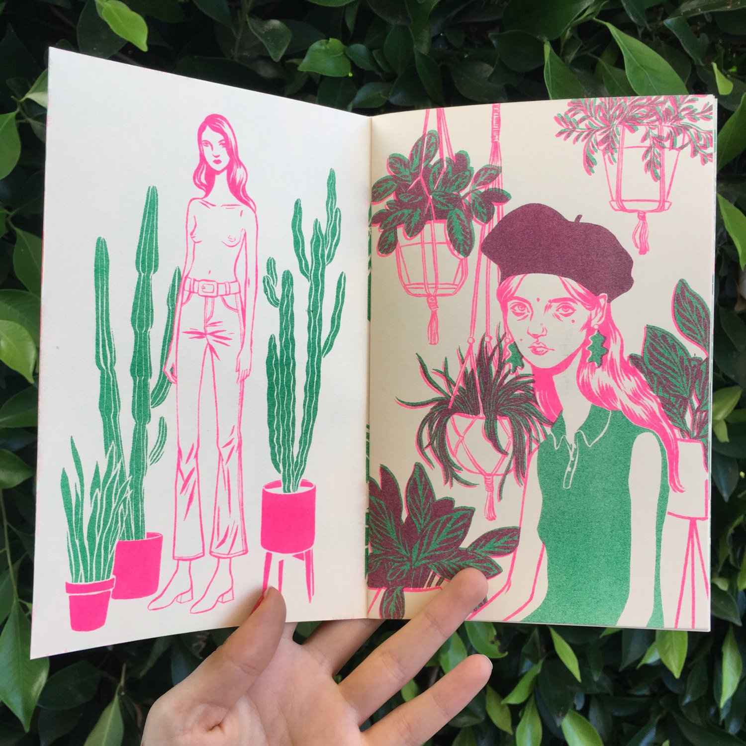 Аппликации в скетчбук