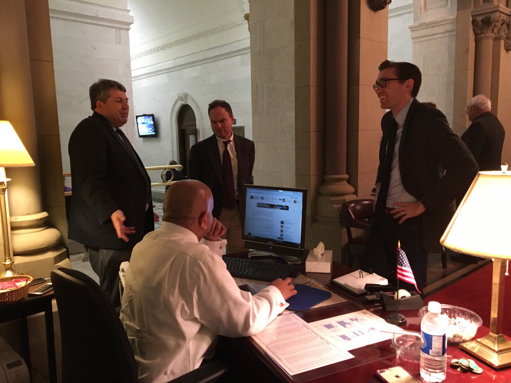 KBiche's tweet image. Serious budget discussions with @CarlHeastie #WalkingDead