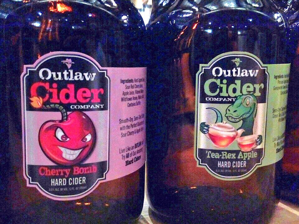 GrapevineBlog's tweet image. Checking out the new @OutlawCider here in downtown. So far, so good. Great ciders