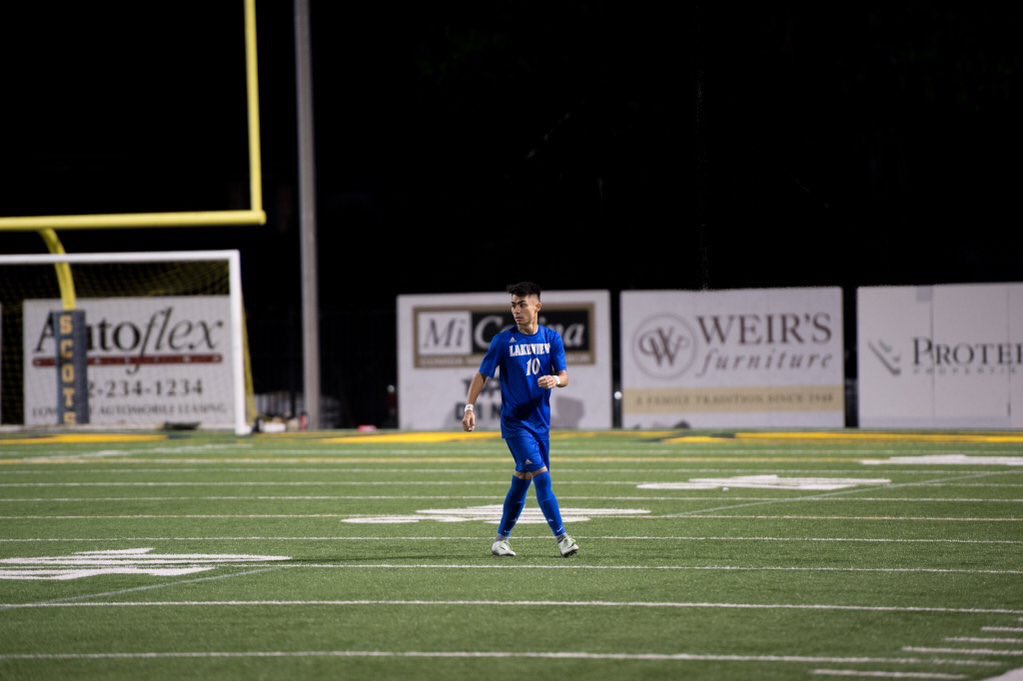 LCpatriotsoccer's tweet photo. Senior, David Garza at last week's game vs Coppell ⚽️ #WeAreLC #StriveForGreatness https://t.co/Lx7juLeigV